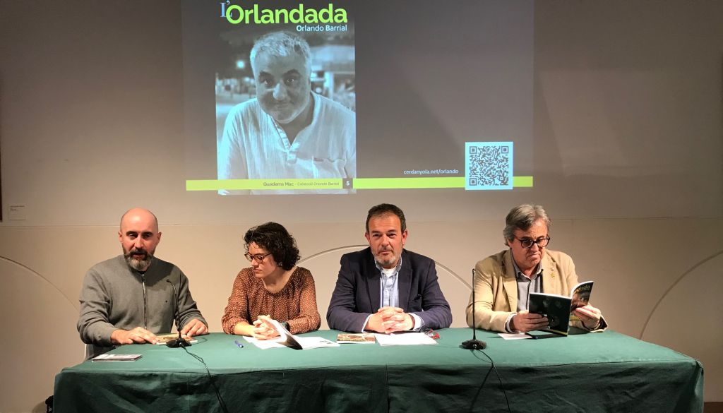 Els Quaderns Culturals Orlando Barrial obren col·lecció amb un recull dels seus escrits d'opinió a la premsa